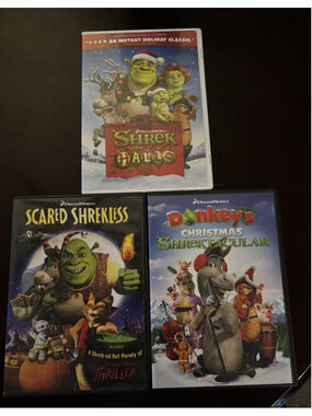 5 Shrek DVDS